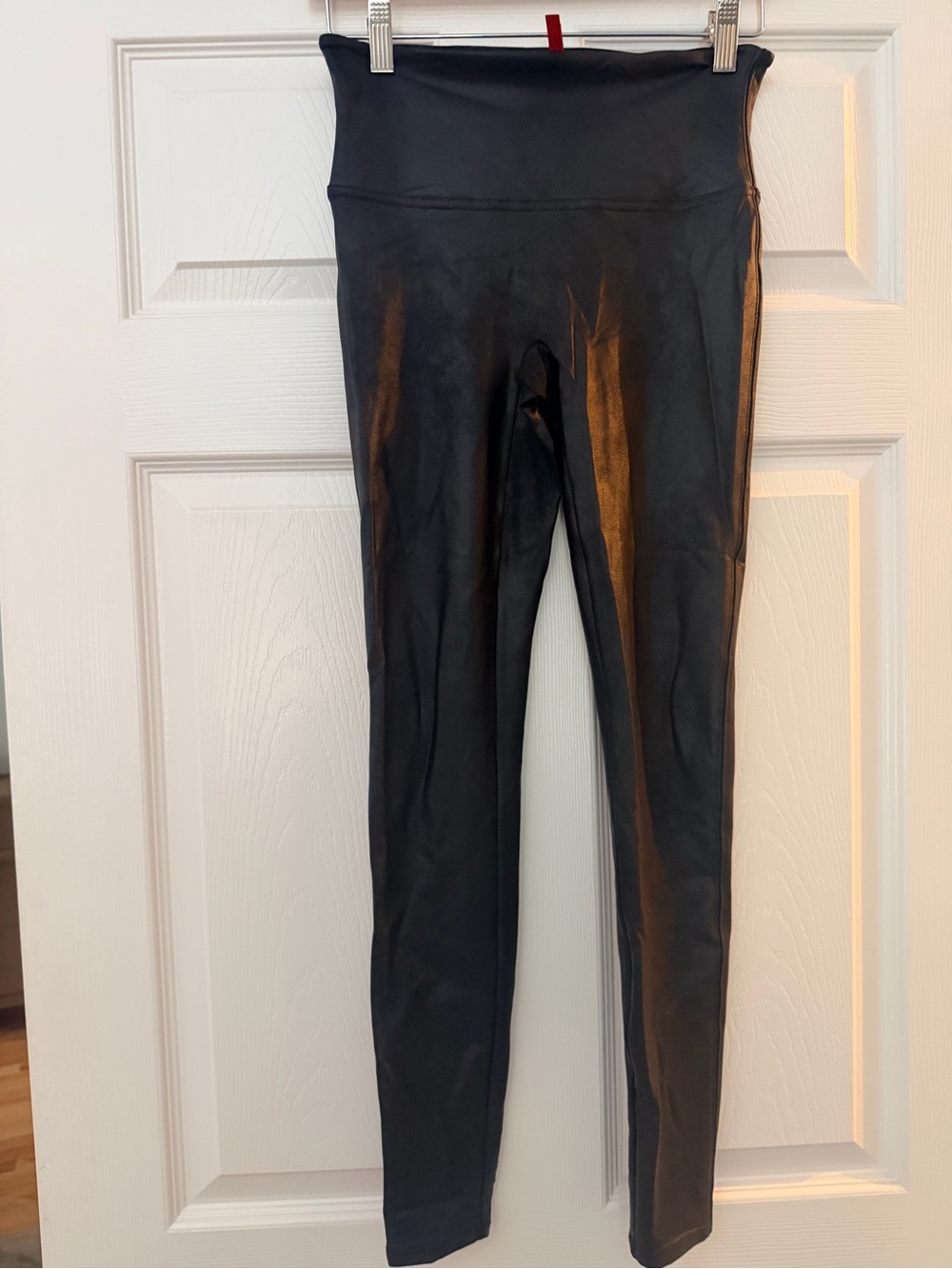 Spanx High-Waist Black Women’s Faux-Leather tights
